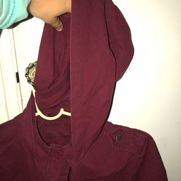 Maroon utility jacket - Picture 2 of 3